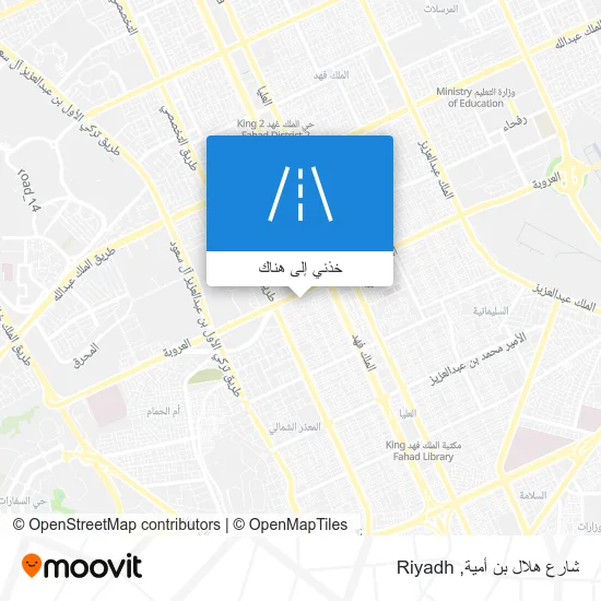 خريطة شارع هلال بن أمية