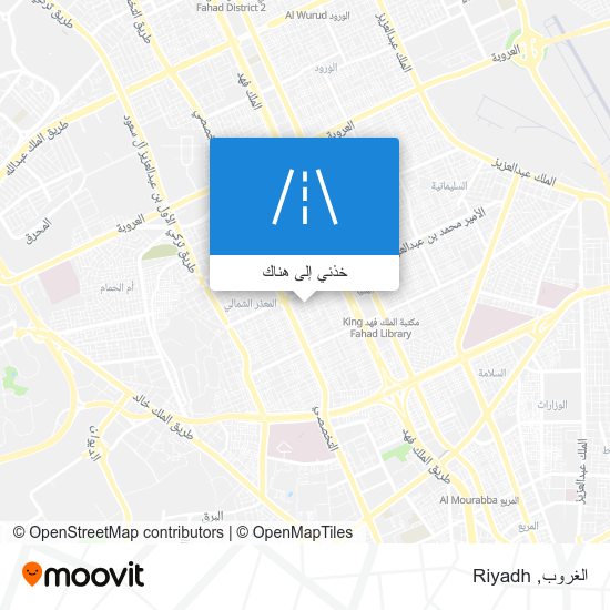 خريطة الغروب