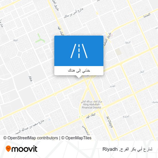 خريطة شارع أبي بكر الفرج