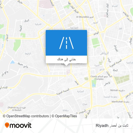 خريطة ثابت بن أحمد