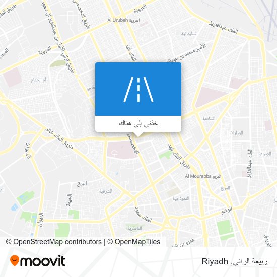 خريطة ربيعة الرائي