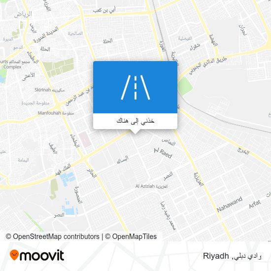خريطة وادي دبلي