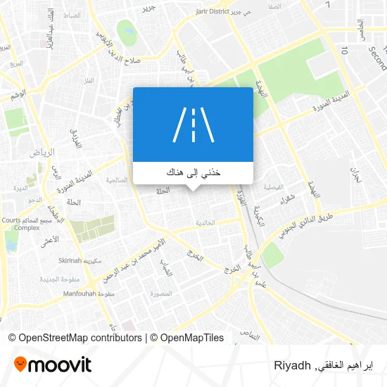 خريطة إبراهيم الغافقي