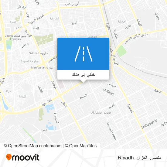 خريطة منصور الغزال