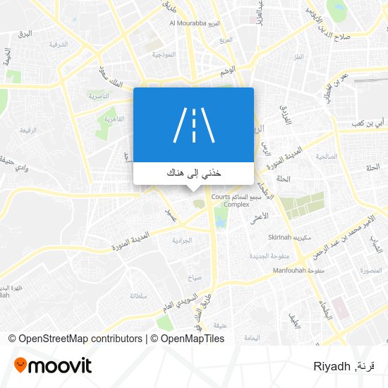خريطة قرنة