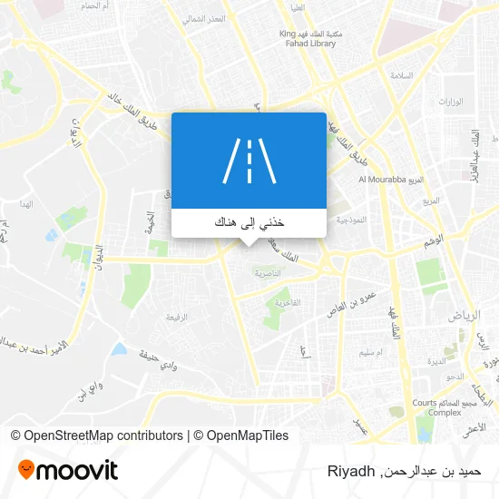 خريطة حميد بن عبدالرحمن