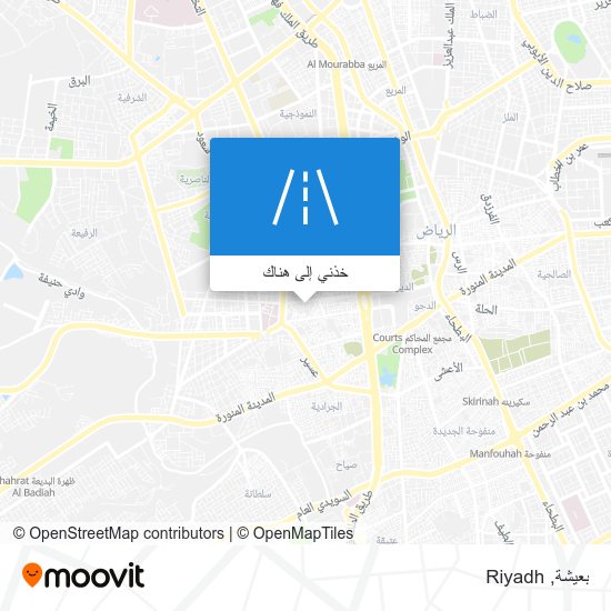 خريطة بعيشة