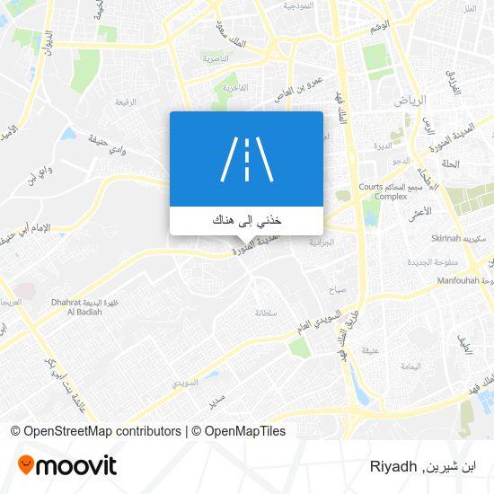 خريطة ابن شيرين
