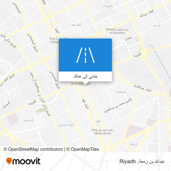 خريطة عبدالله بن زمعة