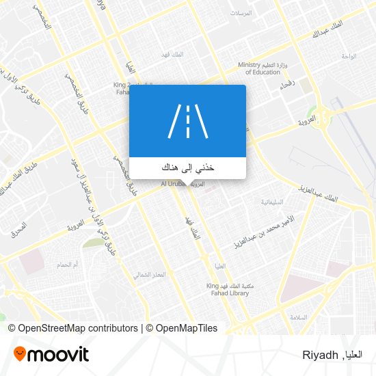خريطة العليا