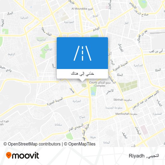 خريطة التجيبي