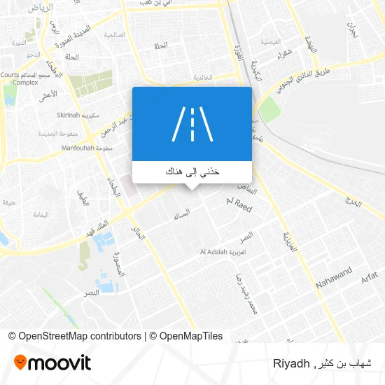 خريطة شهاب بن كثير