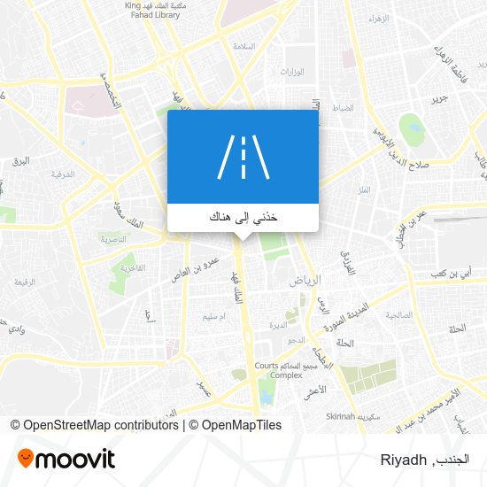 خريطة الجندب