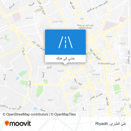 خريطة علي الطبري