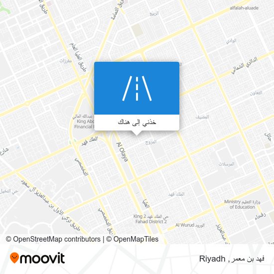 خريطة فهد بن معمر