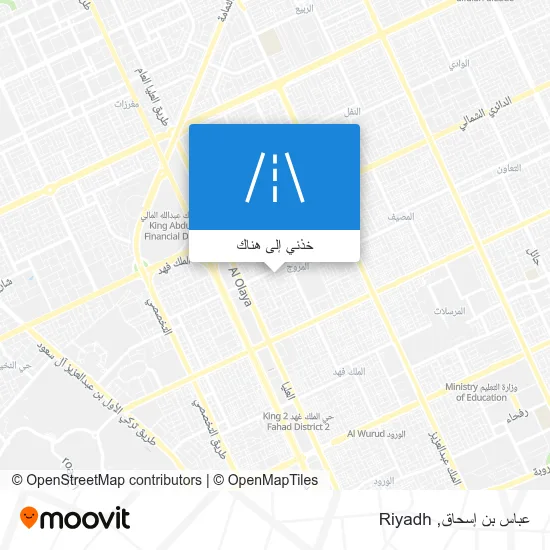 خريطة عباس بن إسحاق