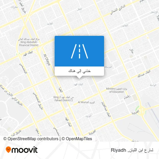 خريطة شارع ابن اللبان