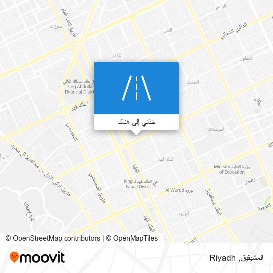 خريطة المشيقيق