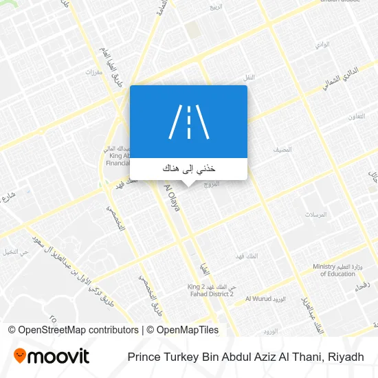 خريطة Prince Turkey Bin Abdul Aziz Al Thani