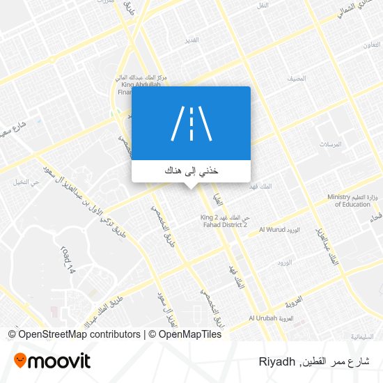 خريطة شارع ممر القطين