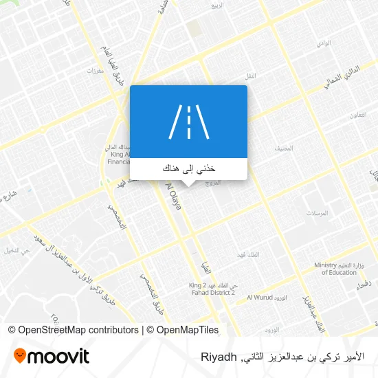 خريطة الأمير تركي بن عبدالعزيز الثاني