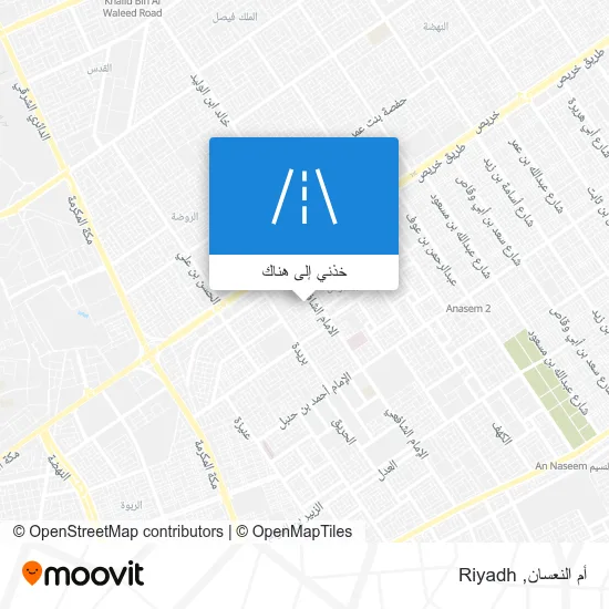 خريطة أم النعسان