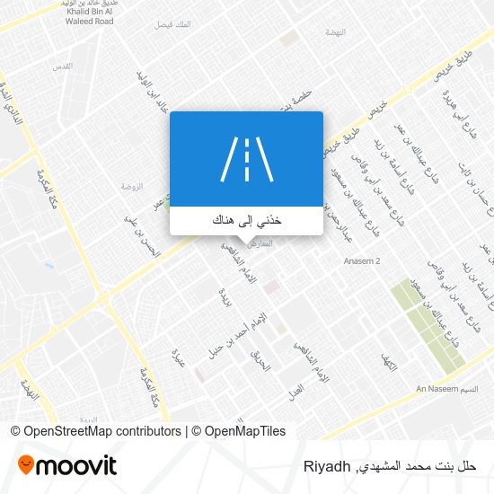 خريطة حلل بنت محمد المشهدي