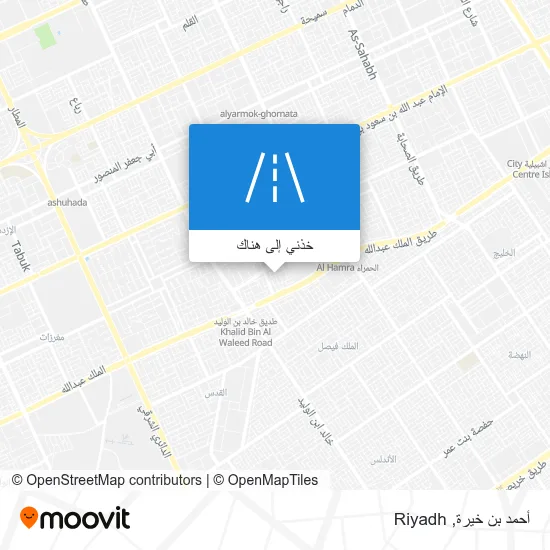 خريطة أحمد بن خيرة