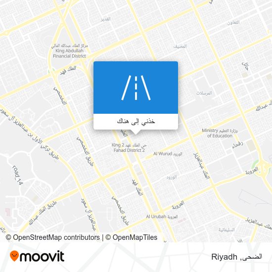 خريطة الضحى