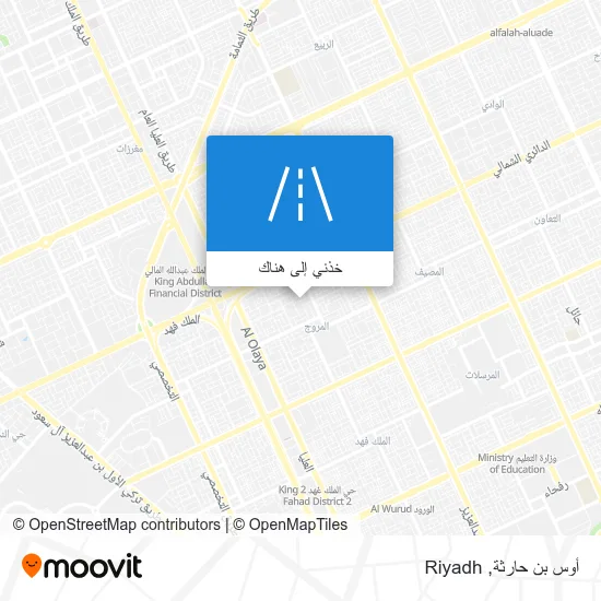 خريطة أوس بن حارثة