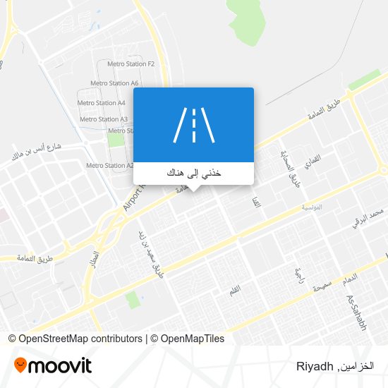 خريطة الخزامين