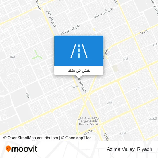 خريطة Azima Valley