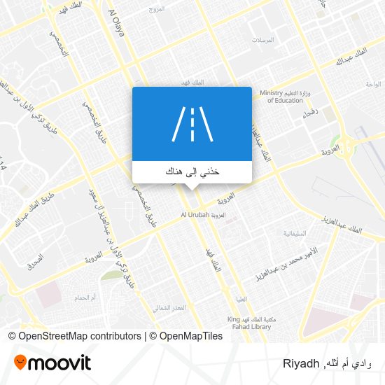خريطة وادي أم أثله