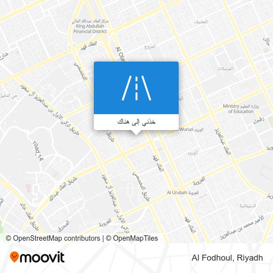 خريطة Al Fodhoul