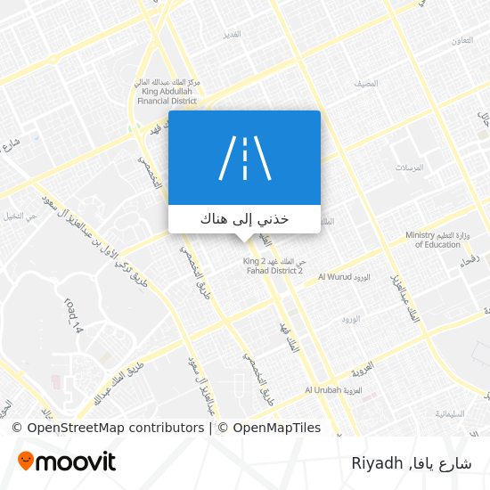 خريطة شارع يافا