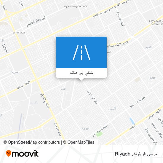 خريطة مرسى الزيتونة