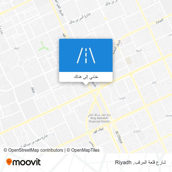 خريطة شارع قلعة المرقب