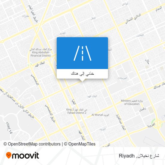 خريطة شارع نخيلان