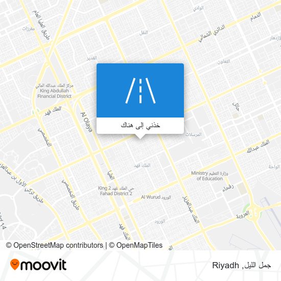 خريطة جمل الليل