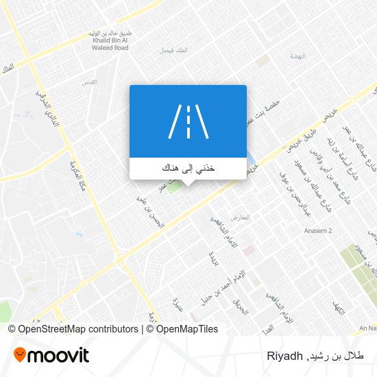 خريطة طلال بن رشيد
