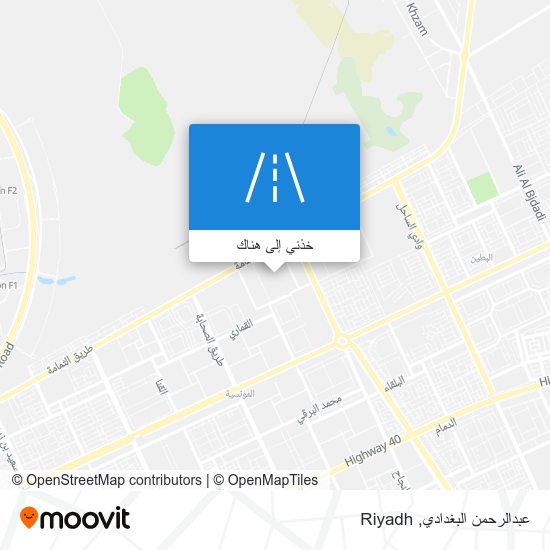 خريطة عبدالرحمن البغدادي