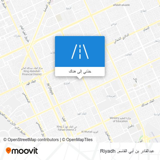 خريطة عبدالقادر بن أبي القاسم