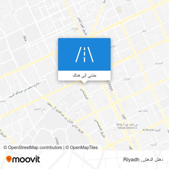خريطة دهش الدهش