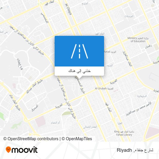 خريطة شارع جنفاء