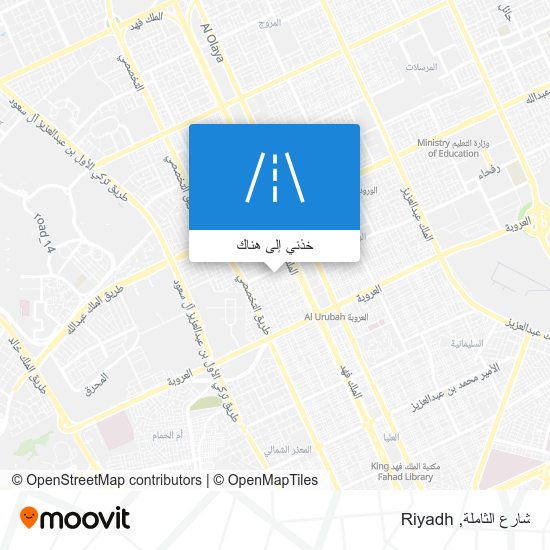 خريطة شارع الثاملة