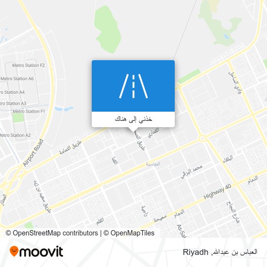 خريطة العباس بن عبدالله