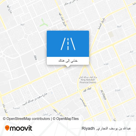 خريطة عبدالله بن يوسف النجاري