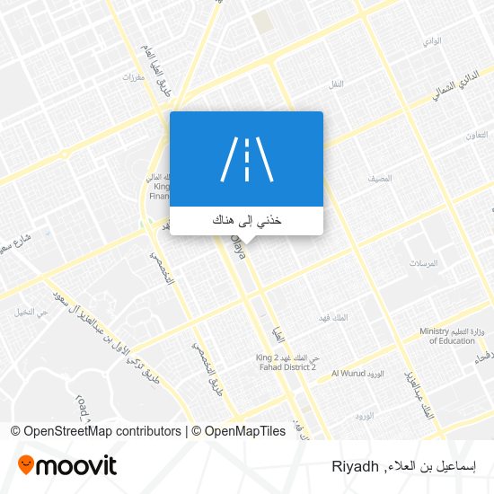 خريطة إسماعيل بن العلاء