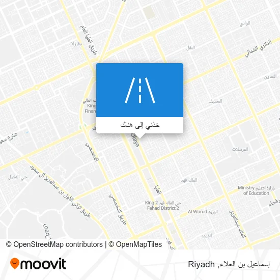 خريطة إسماعيل بن العلاء