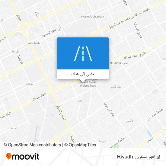 خريطة إبراهيم المنقور